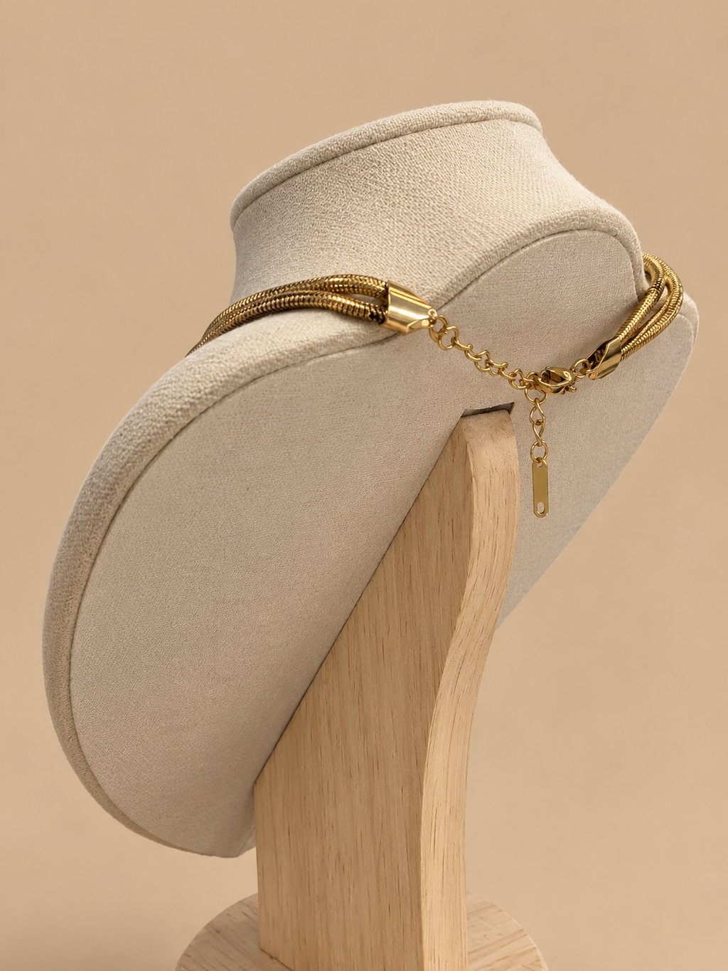 Aurelle Set Gold: Necklace + Bracelet