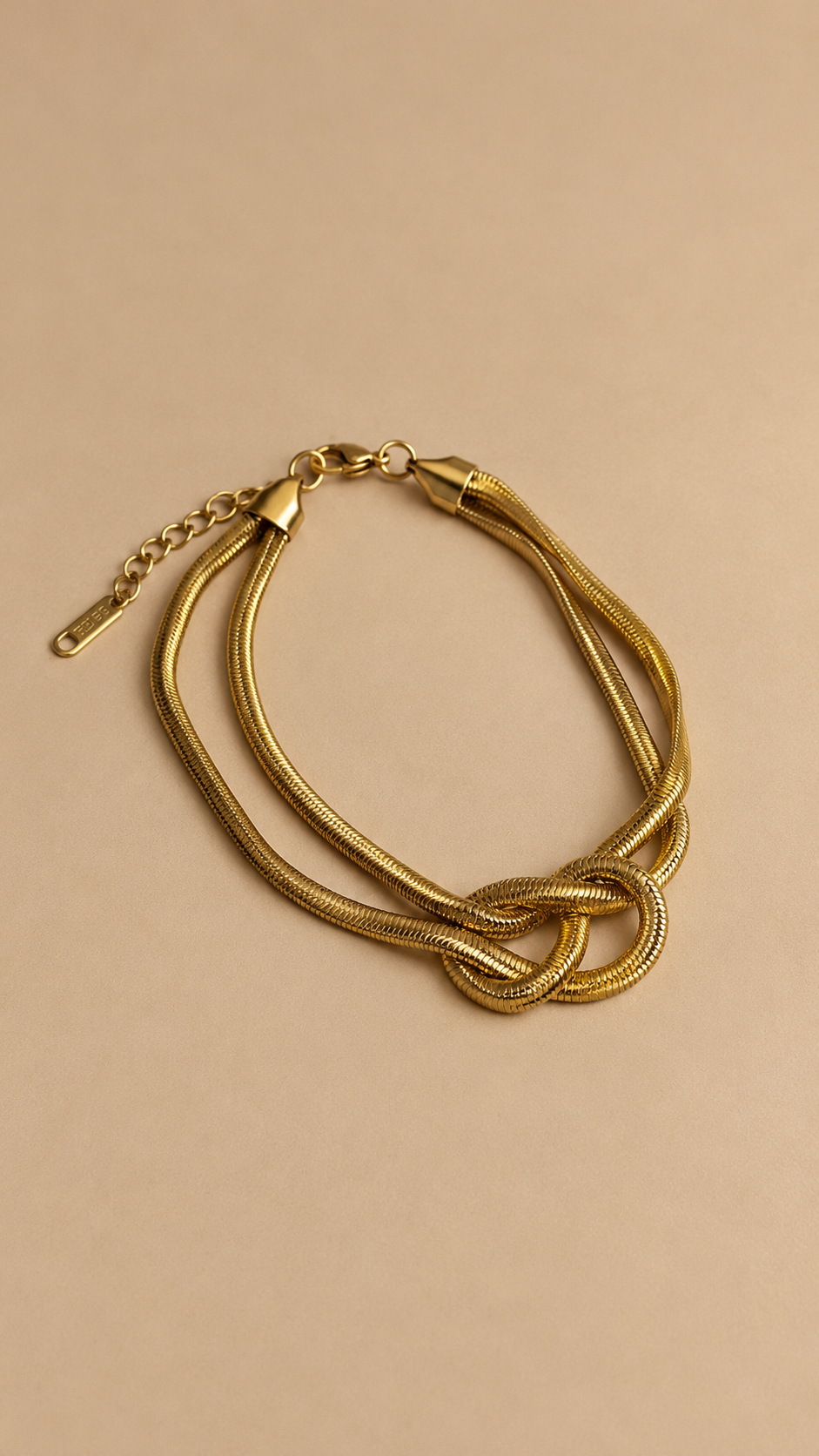 Aurelle Set Gold: Necklace + Bracelet