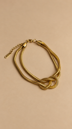 Aurelle Set Gold: Necklace + Bracelet