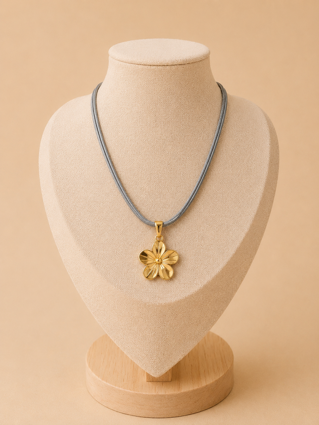 Charm Leather Rope Necklace