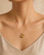 Stainless Steel Charm Necklace