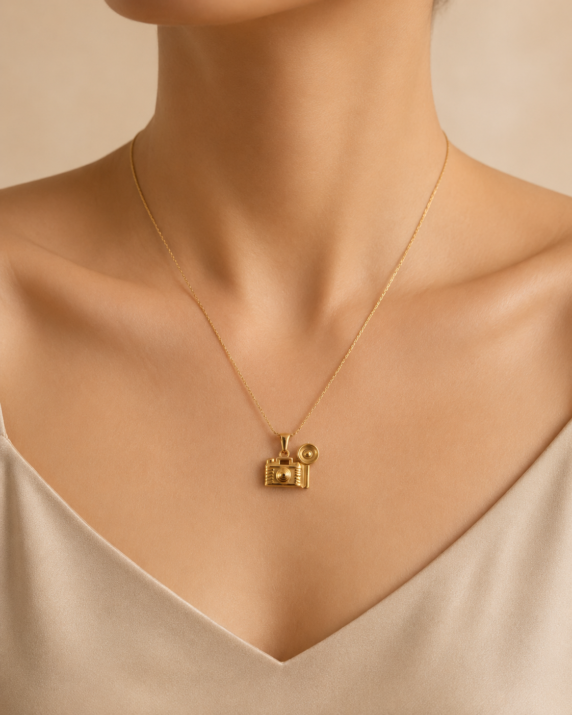 Stainless Steel Charm Necklace