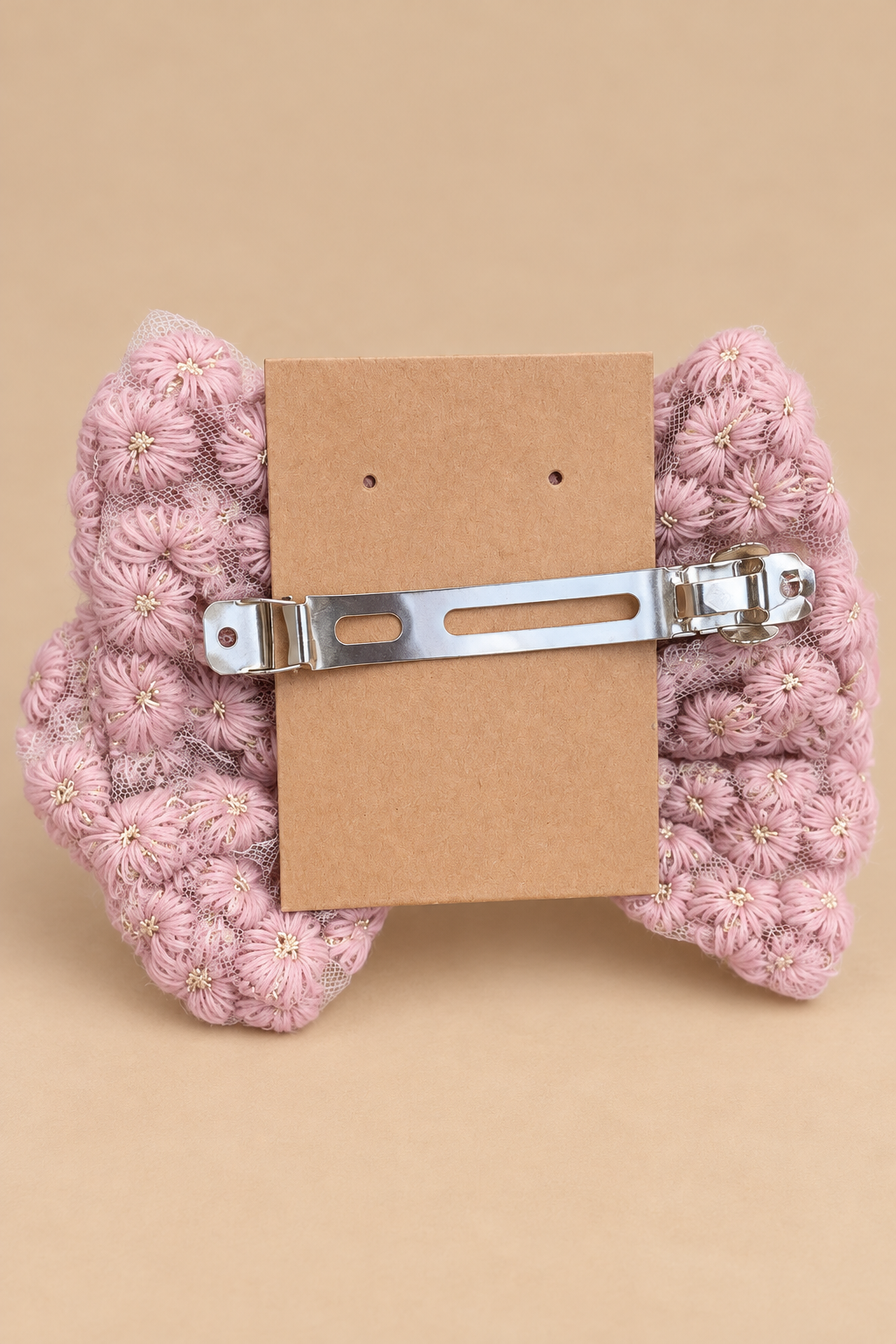 Floral Bow Clip