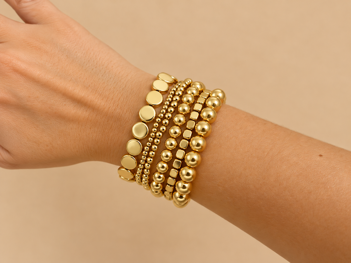 Icon Stack Bracelets - 6 Bracelets for $16