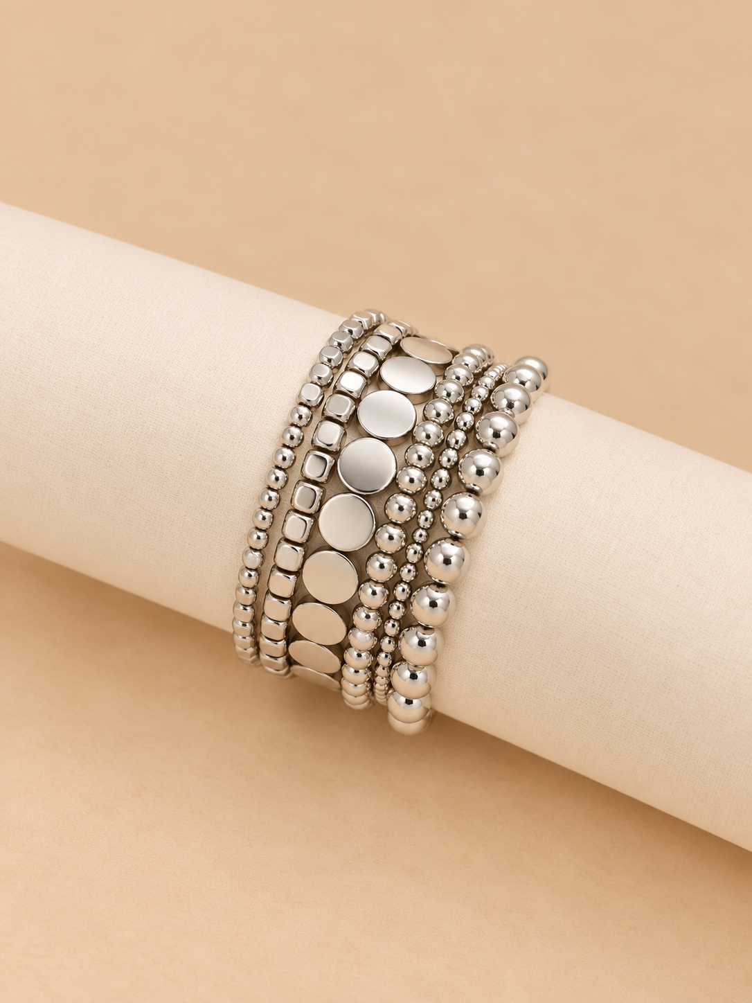 Icon Stack Bracelets - 6 Bracelets for $16