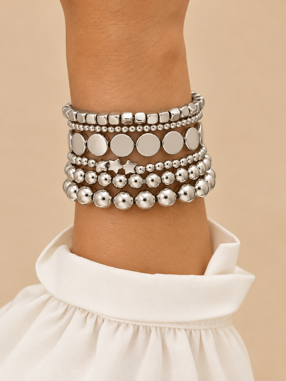 Icon Stack Bracelets - 6 Bracelets for $12